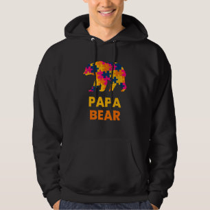 Autism Awareness I Kärlek någon med autism Björn Hoodie