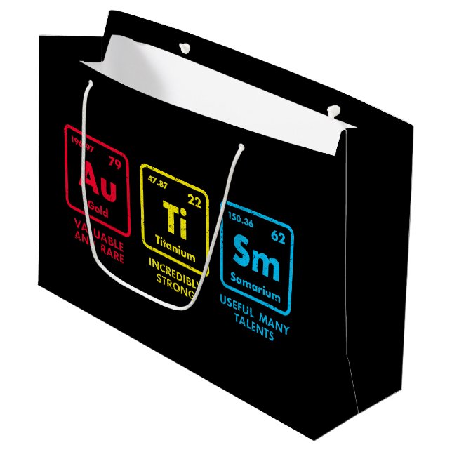 Autism Awareness Inslag Periodic Bord (Framsidan Vinklad)
