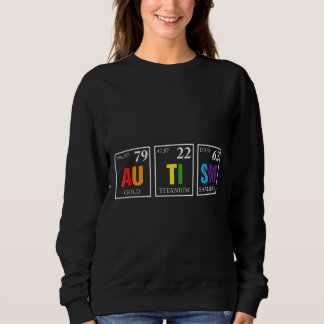 Autism Awareness Inslag Periodic Bord T Shirt