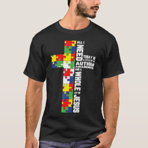 Autism Awareness Jesus Kor Puzzle Coola Christian T Shirt