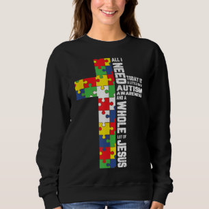 Autism Awareness Jesus Kor Puzzle Coola Christian T Shirt