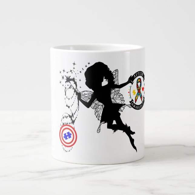 Autism Awareness Jumbo Mugg (Framsidan)