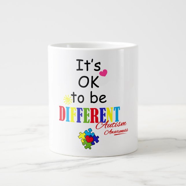 Autism Awareness - Jumbo Mugg (Framsidan)