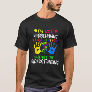 Autism Awareness Kids Autistic Boy Girl jag har Au T Shirt