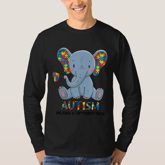 Autism Awareness Kindness Autism Waled A Differe T Shirt (Framsida)