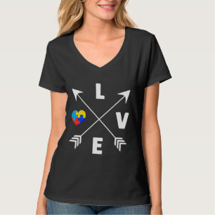 Autism Awareness Love Cross Autism T Shirt