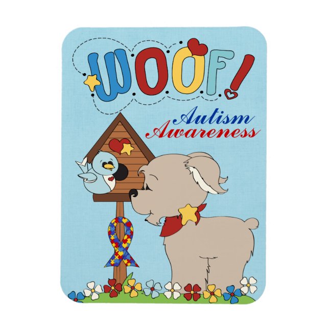 Autism Awareness Magnet (Vertikal)