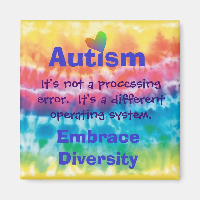 Autism Awareness Magnet (Framsidan)