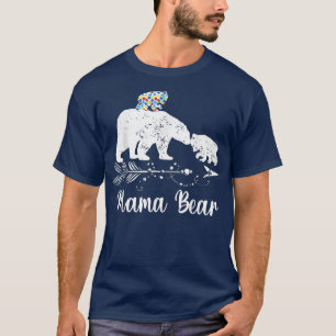 Autism Awareness Mamma Bear Mamma Support Autistic T Shirt