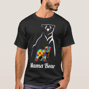Autism Awareness Mamma Bear Mamma T Shirt