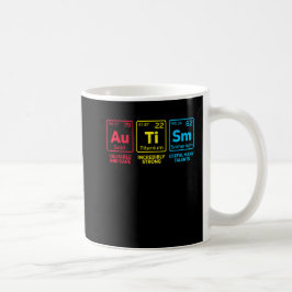 Autism Awareness mamma Inslag Periodic Bord Kaffemugg