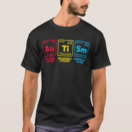 Autism Awareness mamma Inslag Periodic Bord T Shirt