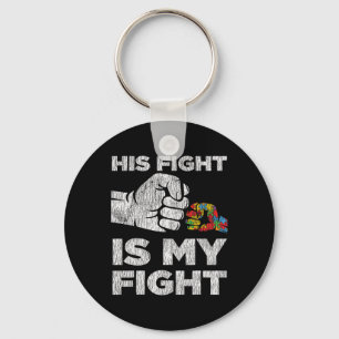 Autism Awareness Mamma Pappa Parants Autistic Kids Nyckelring