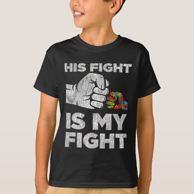 Autism Awareness Mamma Pappa Parants Autistic Kids T Shirt (Framsida)