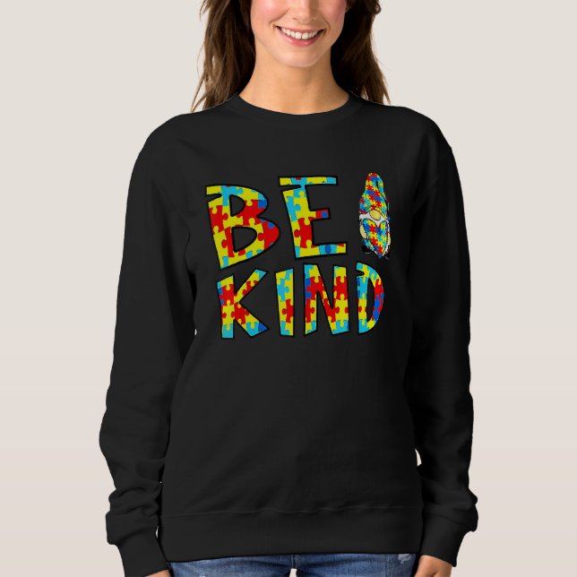 Autism Awareness Månad april Autistic Acceptance B T Shirt (Framsida)