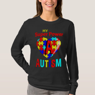 Autism Awareness Min Toppen Power Autism T Shirt