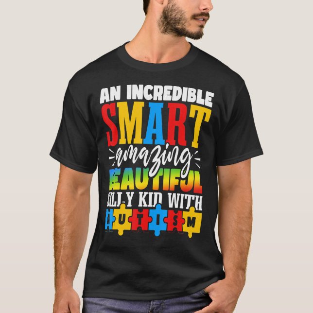 Autism Awareness Month Autisitc Kid T Shirt (Framsida)
