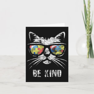 Autism Awareness Month Cat Autism Mamma Pappa Vint Kort