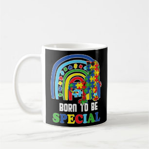 Autism Awareness Month Dinosaur Born Speciell Todd Kaffemugg