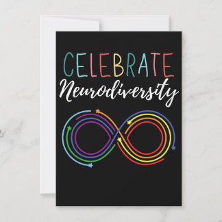 Autism Awareness Month Firar Neurodiversity Julkort