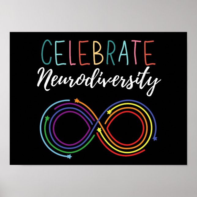 Autism Awareness Month Firar Neurodiversity Poster (Framsidan)