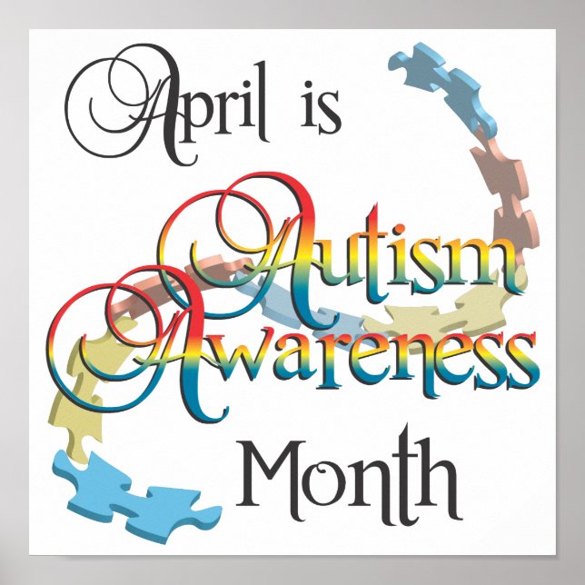 Autism Awareness Month Poster Art (Framsidan)