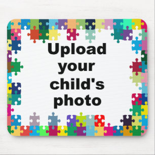 Autism Awareness Mousepad Puzzle Ram Customize Musmatta