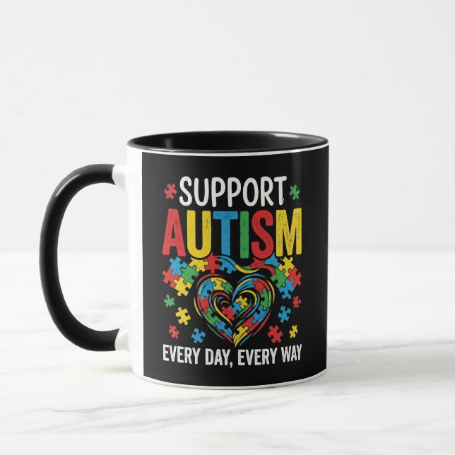 Autism awareness mugg (Vänster)