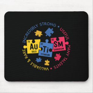 Autism Awareness Periodic Puzzle Science Lacher Musmatta