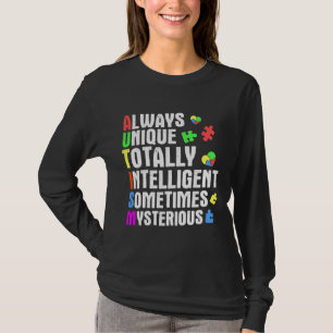 Autism Awareness Plus Storlek Acceptance Puzzle T Shirt