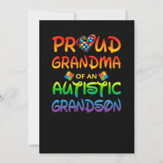 Autism Awareness Proud Grandma Spara Datumet