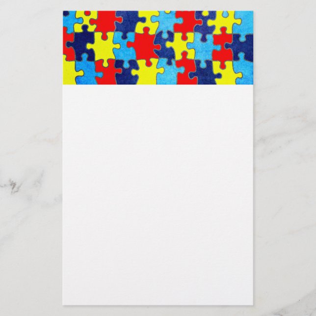 Autism Awareness Puzzle av Shirley Taylor Brevpapper (Framsida)