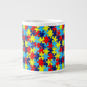 Autism Awareness Puzzle av Shirley Taylor Jumbo Mugg