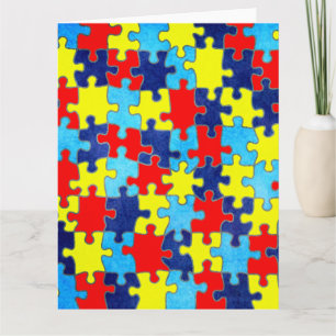 Autism Awareness Puzzle av Shirley Taylor Kort