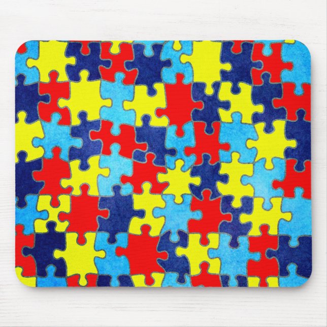 Autism Awareness Puzzle av Shirley Taylor Musmatta (Framsidan)