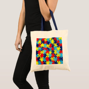 Autism Awareness Puzzle av Shirley Taylor Tygkasse