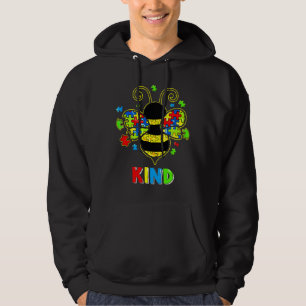Autism Awareness Puzzle Bee Be Autistic Son C Hoodie
