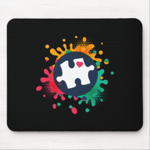 Autism Awareness Puzzle Biet Kärlek Autistic Suppo Musmatta