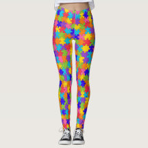 Autism Awareness Puzzle Biet Leggings