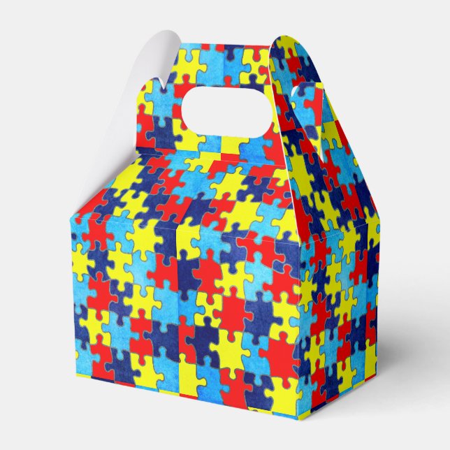 Autism Awareness-Puzzle by Shirley Taylor Presentaskar (Framsidan Sidan)