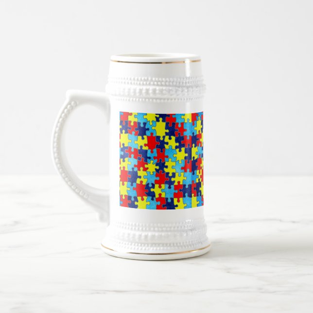 Autism Awareness-Puzzle by Shirley Taylor Sejdel (Vänster)