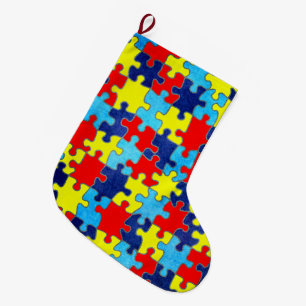 Autism Awareness-Puzzle by Shirley Taylor Stor Julstrumpa