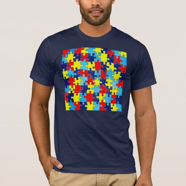 Autism Awareness-Puzzle by Shirley Taylor Tee (Framsida)