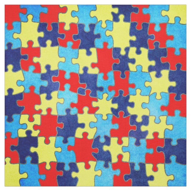 Autism Awareness-Puzzle by Shirley Taylor Tyg (Provkarta)