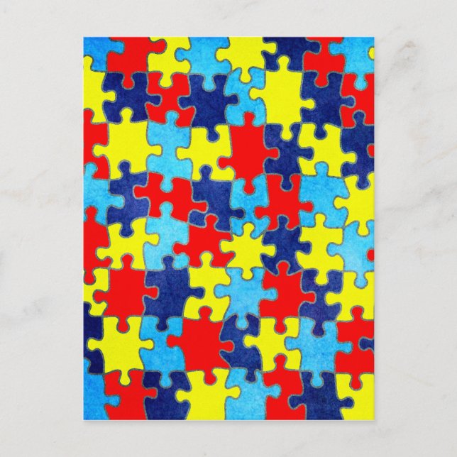 Autism Awareness-Puzzle by Shirley Taylor Vykort (Framsida)
