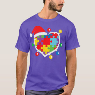 Autism Awareness Puzzle Julafton Autistic T Shirt