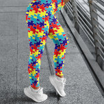 Autism Awareness Puzzle Leggings<br><div class="desc">Visa ert stöd för autismmedvetenhet med dessa färgstarka puzzel biet. Dessa verk är tillverkade av mjuk och tjock väv och är perfekt för vardaglig bära samtidigt som de ökar medvetenheten om en viktig sak. De ger en tankfull gåva till nära och kära med autism eller till alla som vill visa...</div>