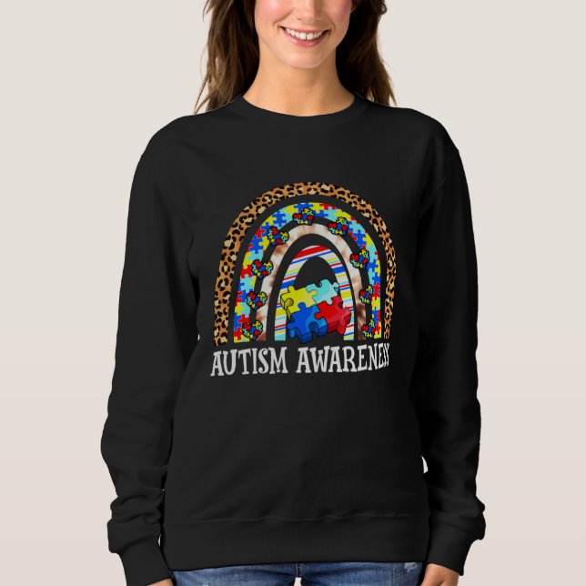 Autism Awareness Rainbow Men Women Kids Autism Sup T Shirt (Framsida)