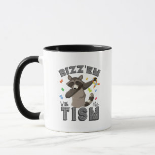 Autism Awareness Rizz'em med Tism Opposum Mugg