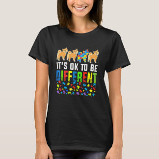 Autism Awareness Shiba Inu Hund T Shirt